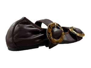 MINNIE Fibbia Marrone