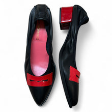 Load image into Gallery viewer, SCARPA MAGICA/Moca Nero/Rosso
