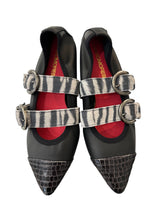 Carica l&#39;immagine nel visualizzatore di Gallery, Ballerina 702 2F Nero/Zebrato
