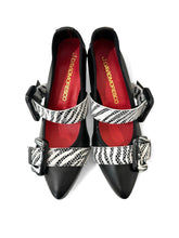 Carica l'immagine nel visualizzatore di Gallery, SCARPA MAGICA Fibbie Nero/Bianco
