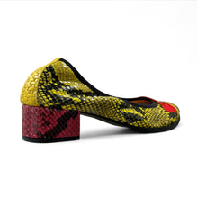 Load image into Gallery viewer, SCARPA MAGICA/Moca Giallo/Rosso Pitonato
