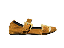 Carica l&#39;immagine nel visualizzatore di Gallery, Ballerina 702 2F Camoscio Cuoio
