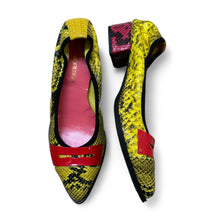 Load image into Gallery viewer, SCARPA MAGICA/Moca Giallo/Rosso Pitonato
