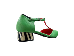 CHARLESTON Verde/Zebrato