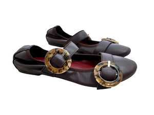 MINNIE Fibbia Marrone