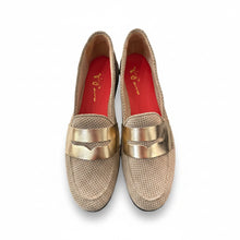 Charger l'image dans la galerie, MOCASSINO Beige Traforato/Oro
