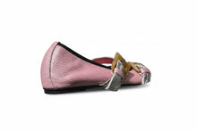 Load image into Gallery viewer, Minnie Fibbia Rosa/Argento Pt
