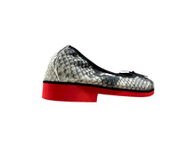 Load image into Gallery viewer, MINNIE Micro Bianco/Nero Pitonato
