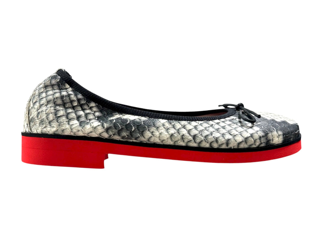 MINNIE Micro Bianco/Nero Pitonato
