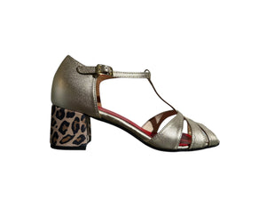 Sandalo Ragno Oro/Leopardato