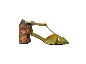 Sandalo Ragno Verde/Marrone Pt
