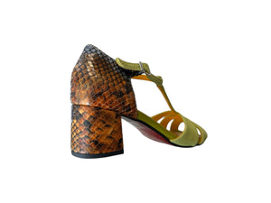 Sandalo Ragno Verde/Marrone Pt