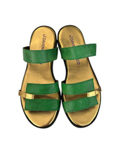 Carica l&#39;immagine nel visualizzatore di Gallery, CIABATTA HJ Verde/Oro
