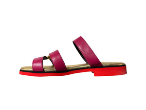 CIABATTA HJ Fucsia/Oro Para Rossa