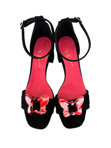 SANDALO Butterfly Nero/Rosso