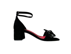 SANDALO Butterfly Nero/Bianco