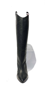 BOOT TEX BLACK HIGH HEEL