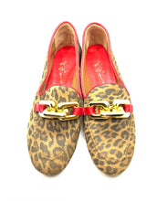 Load image into Gallery viewer, MOCASSINO LEOPARDATO/ROSSO
