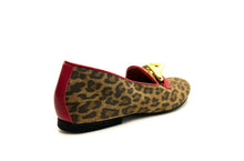 Load image into Gallery viewer, MOCASSINO LEOPARDATO/ROSSO
